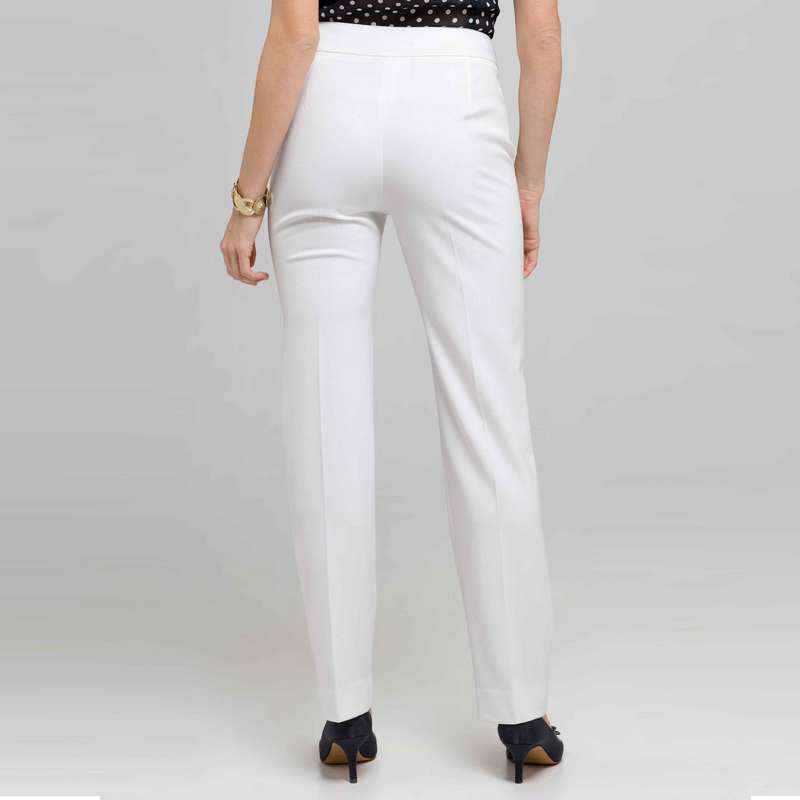Straight Leg Pant, White, large image number 1